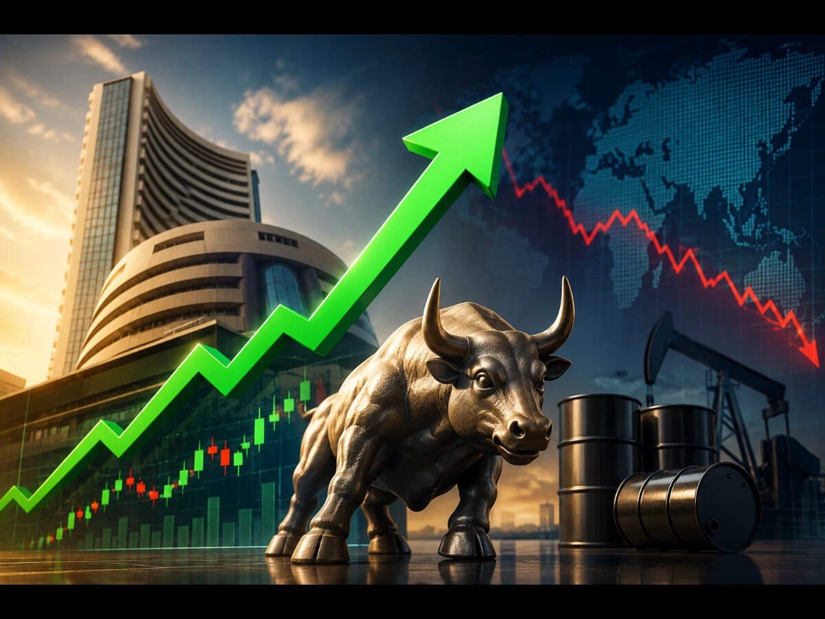 Sensex rises 300 points; Nifty above 24,350 as oil prices slide. What lies ahead?