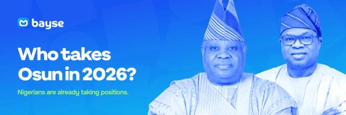 Nigerians are betting millions on the Osun State election — and the majority are backing Adeleke