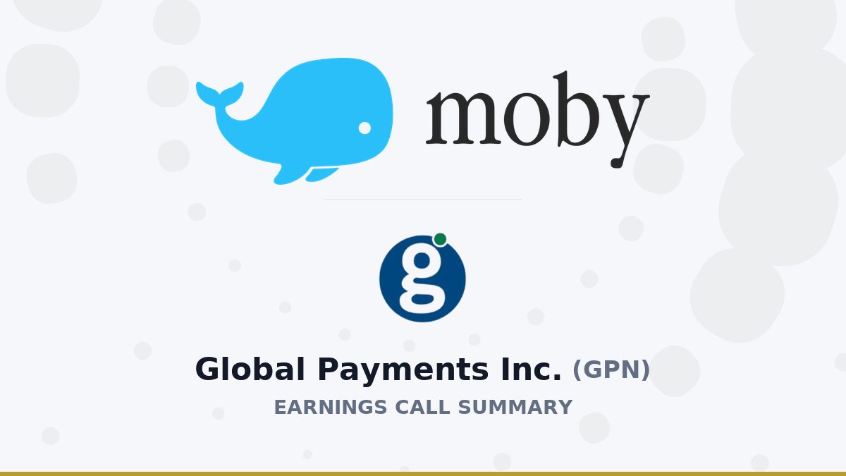 Global Payments Inc. Q2 2026 Earnings Call Summary