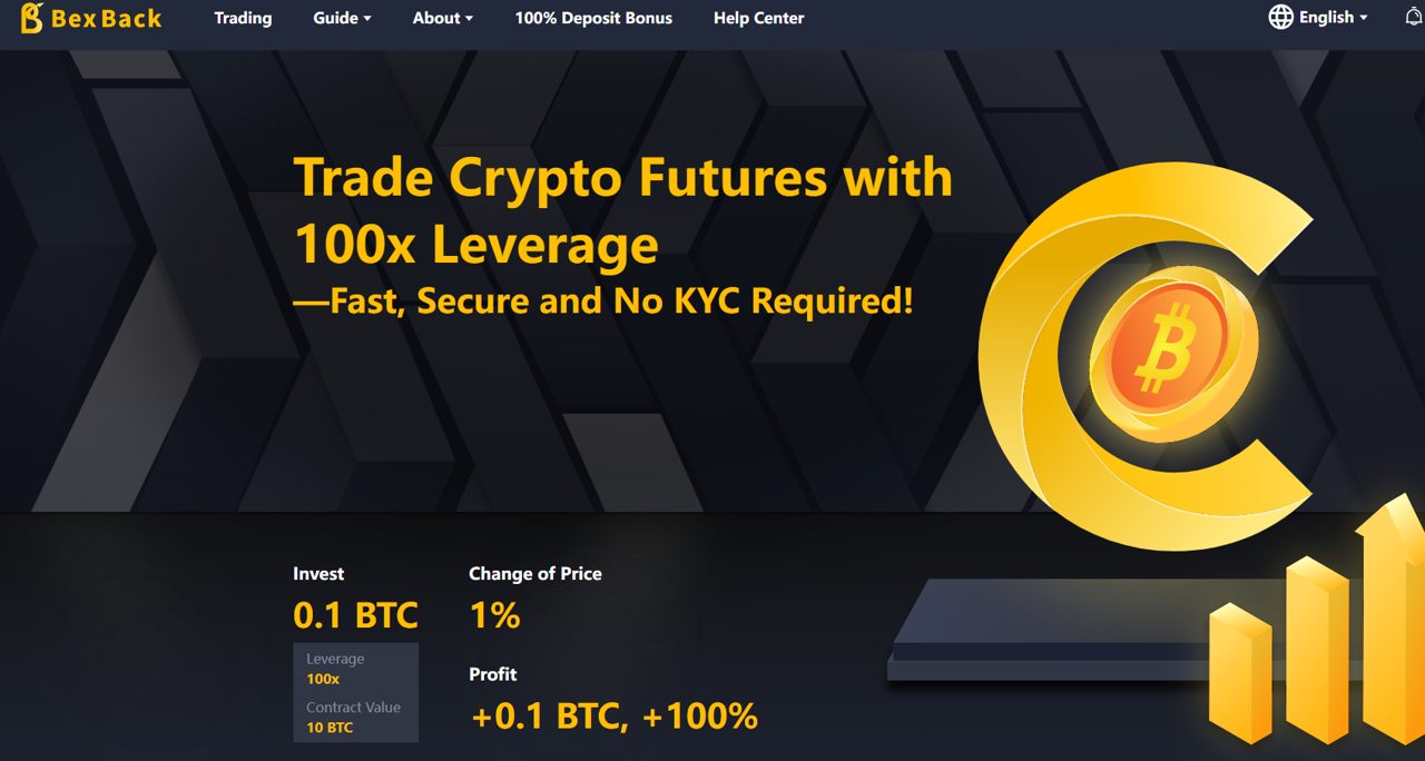 Bitcoin Bull Run Returns? Trade Crypto with 100x Leverage, No KYC and Exclusive Bonuses on BexBack