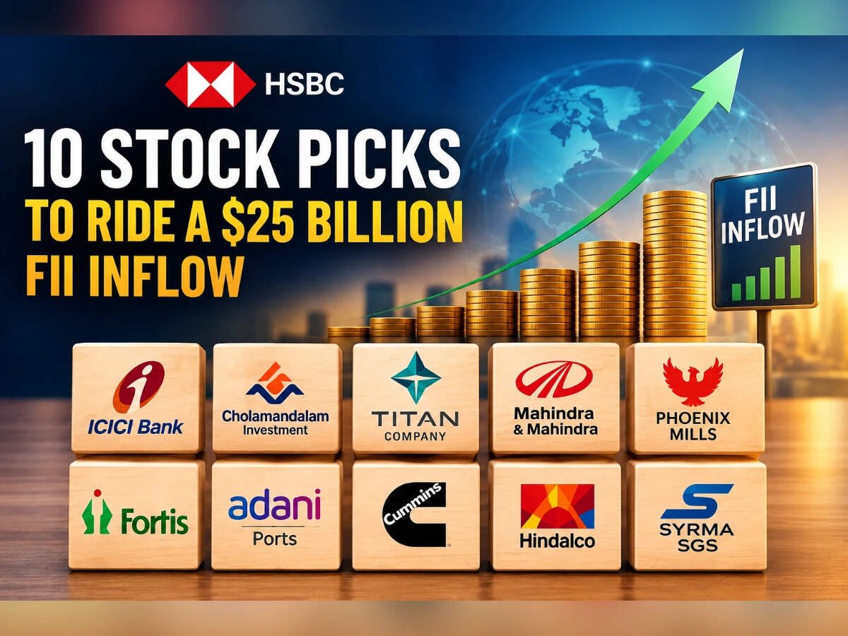 HSBC picks ICICI Bank, Titan, 8 other stocks to ride a potential $25 billion FII inflow as AI trade volatility looms