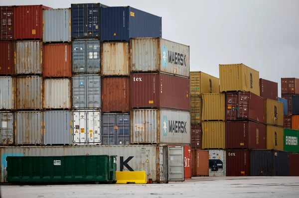 U.S. trade deficit shrank in June as imports fell for the first time this year