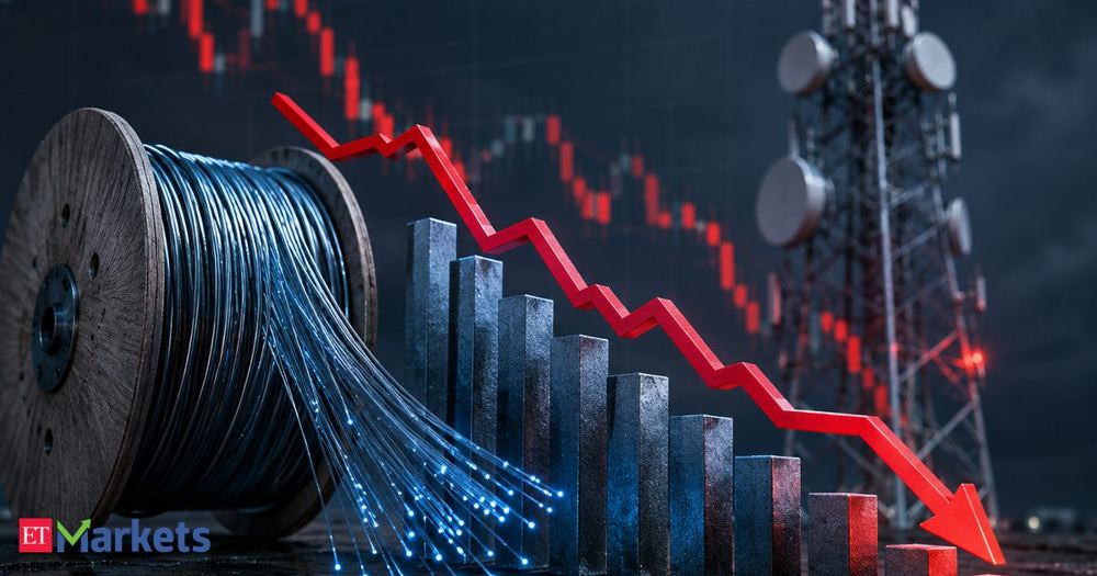 Sterlite Tech shares fall 27% from peak after 400% 2026 surge