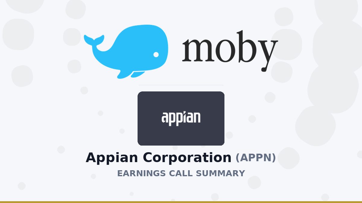 Appian Corporation Q2 2026 Earnings Call Summary