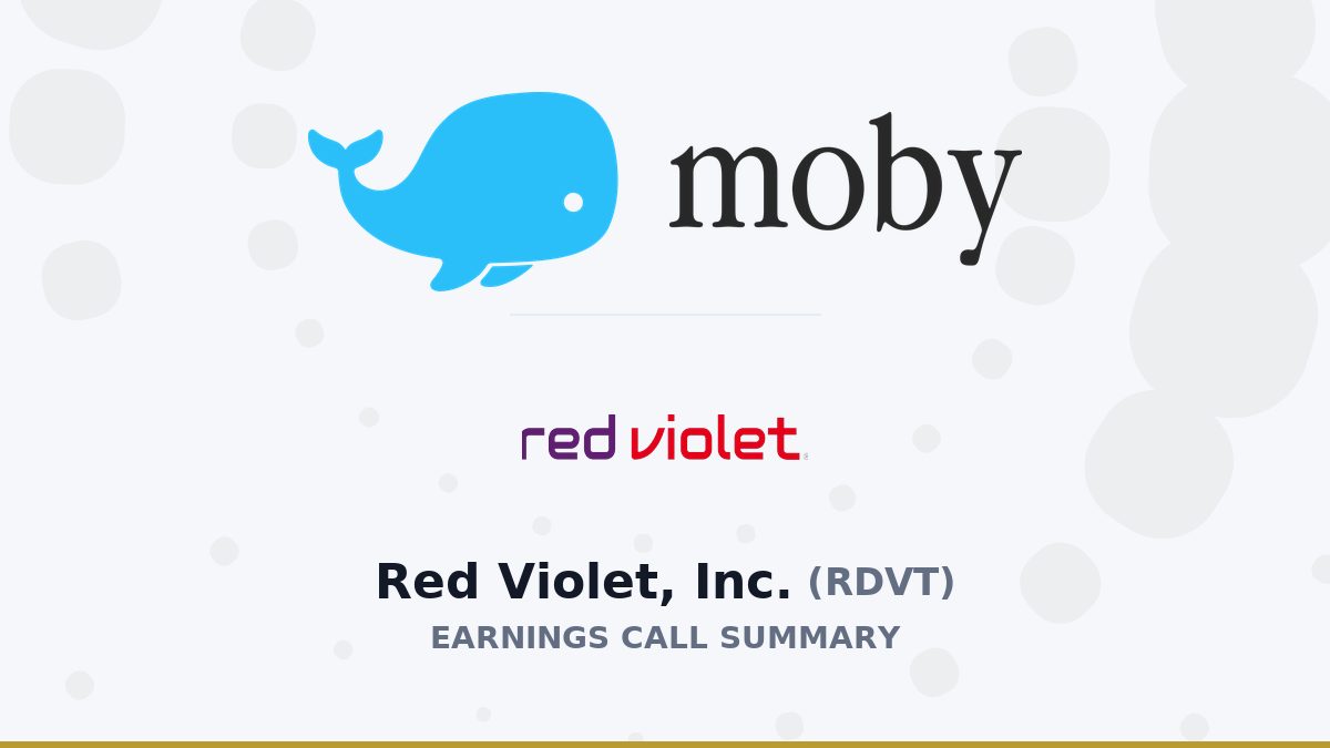 Red Violet, Inc. Q2 2026 Earnings Call Summary