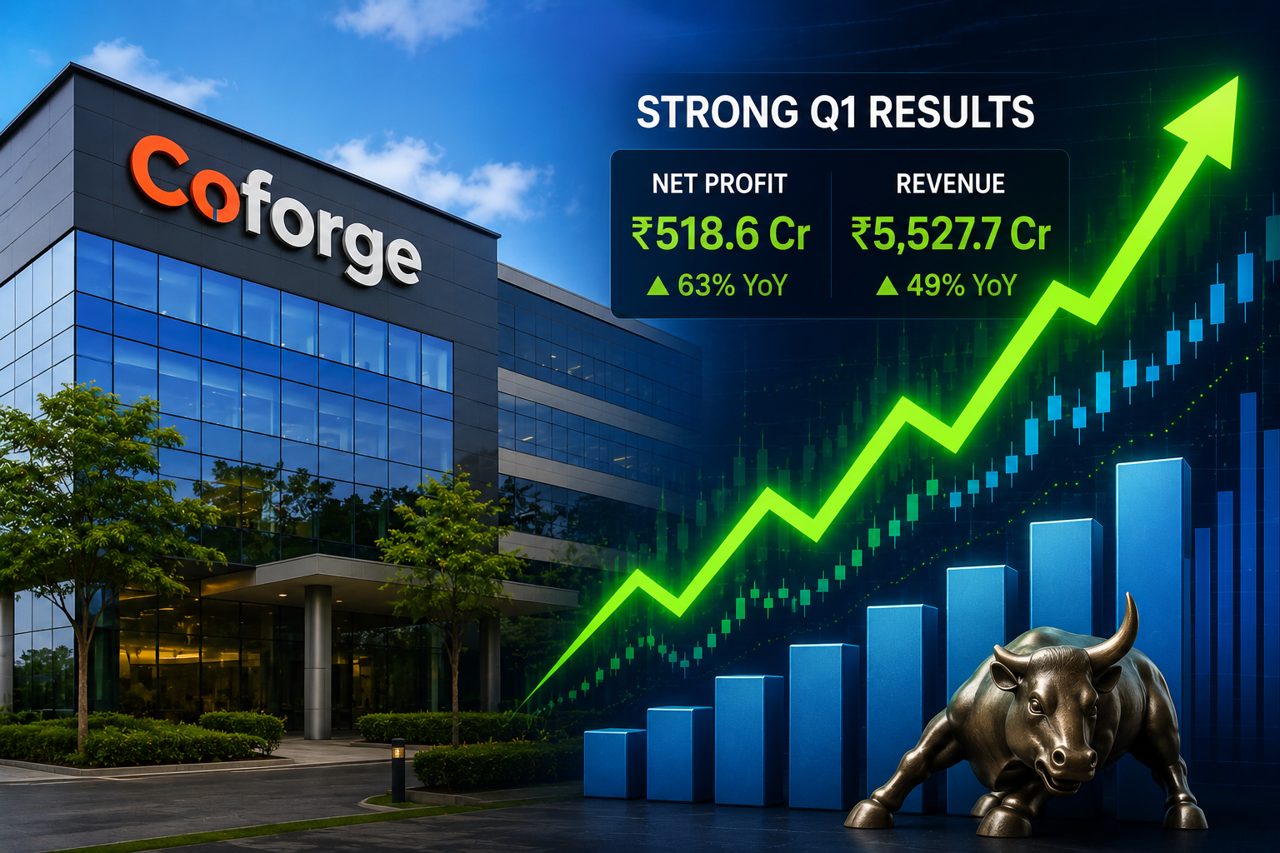 Coforge shares rally 5% after strong Q1 earnings; net profit surges 63% YoY