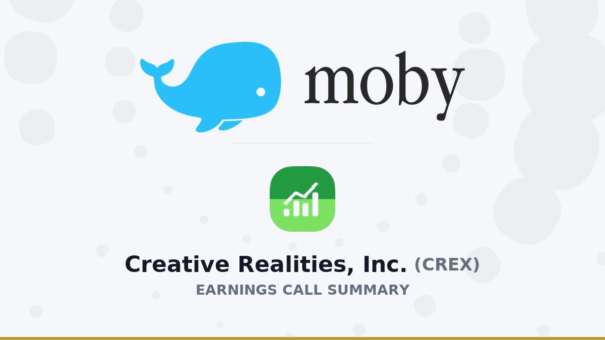 Creative Realities, Inc. Q2 2026 Earnings Call Summary